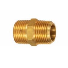Фитинг латунный (внешняя резьба - внешняя резьба) 1/4" (m) х 1/8" (m) (Sumake MMP-11)