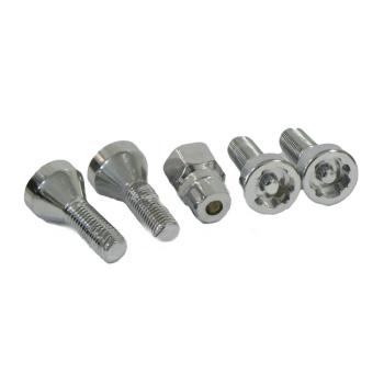 Набор секреток на литые диски 5 пр., L=21 мм (M12 x 1.5RH) (FORCE 645105)